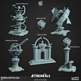 Aethernal Terrain 3D-printed model